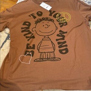 Peanuts Brown T-Shirt
